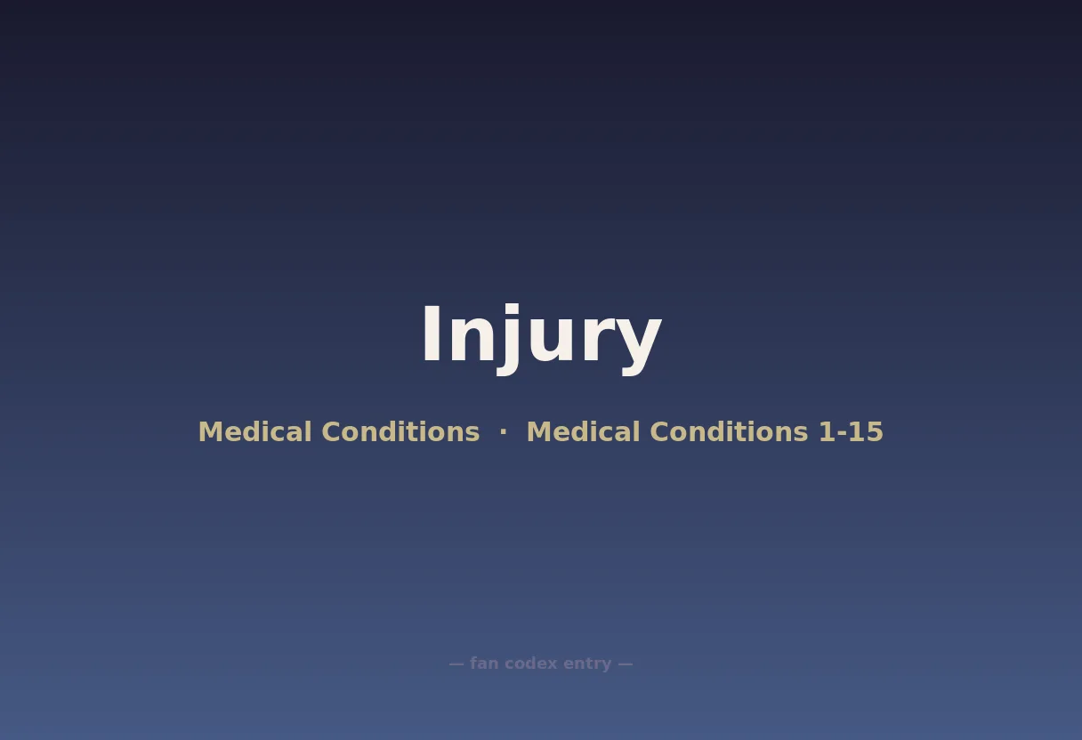 Injury